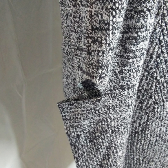 bar III Cold Shoulder heather gray knit dress - Picture 6 of 7